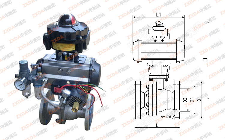 防爆氣動快速切斷球閥